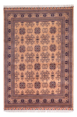 Afghansk tæppe - 296 x 196 cm - beige