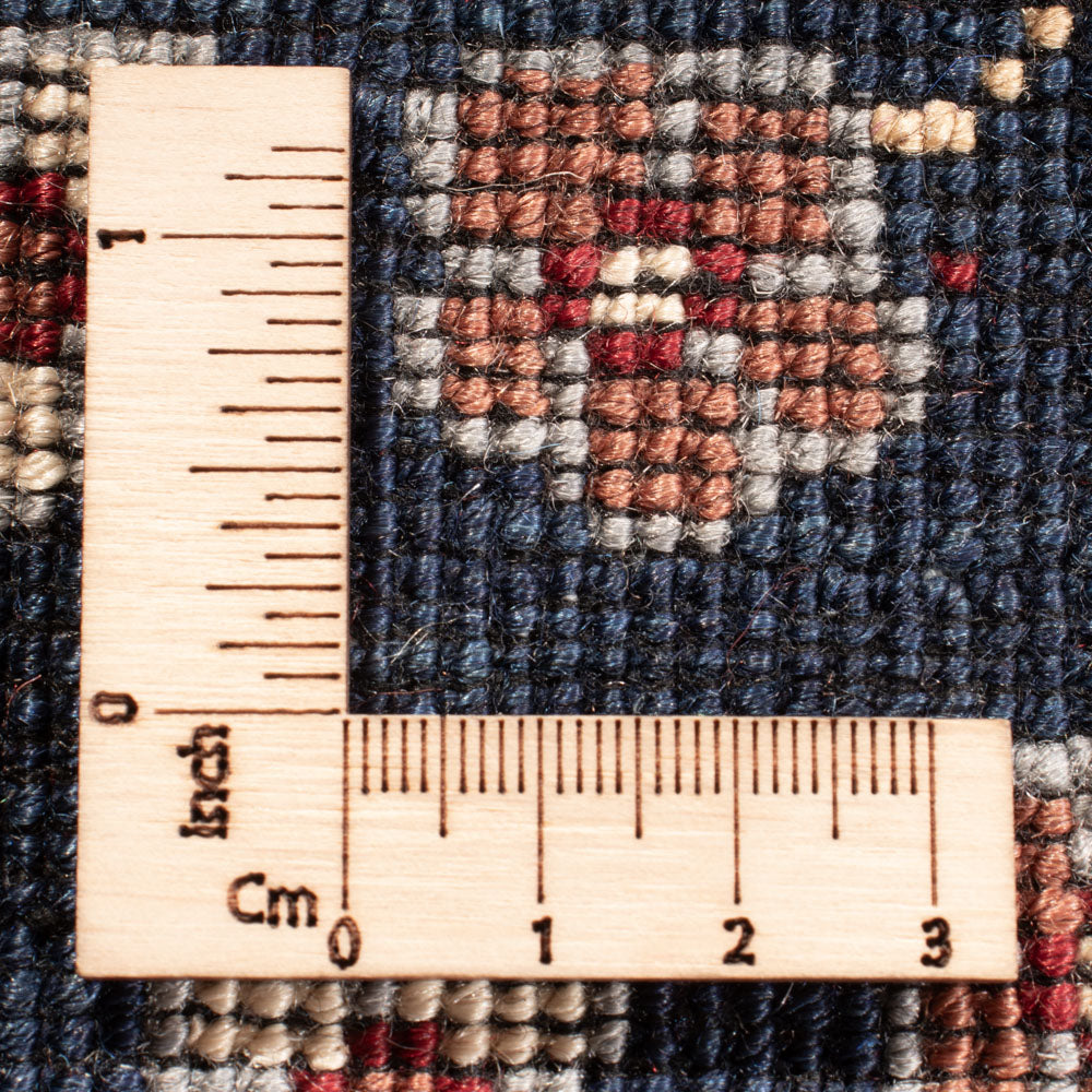 Afghansk tæppe - 302 x 195 cm - flerfarvet