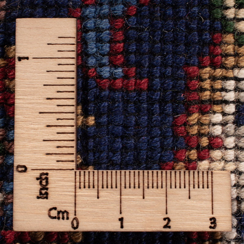 Afghansk tæppe - 389 x 300 cm - flerfarvet