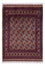 Afghansk tæppe - 195 x 148 cm - mørk beige