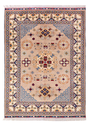 Afghansk tæppe - 200 x 150 cm - beige