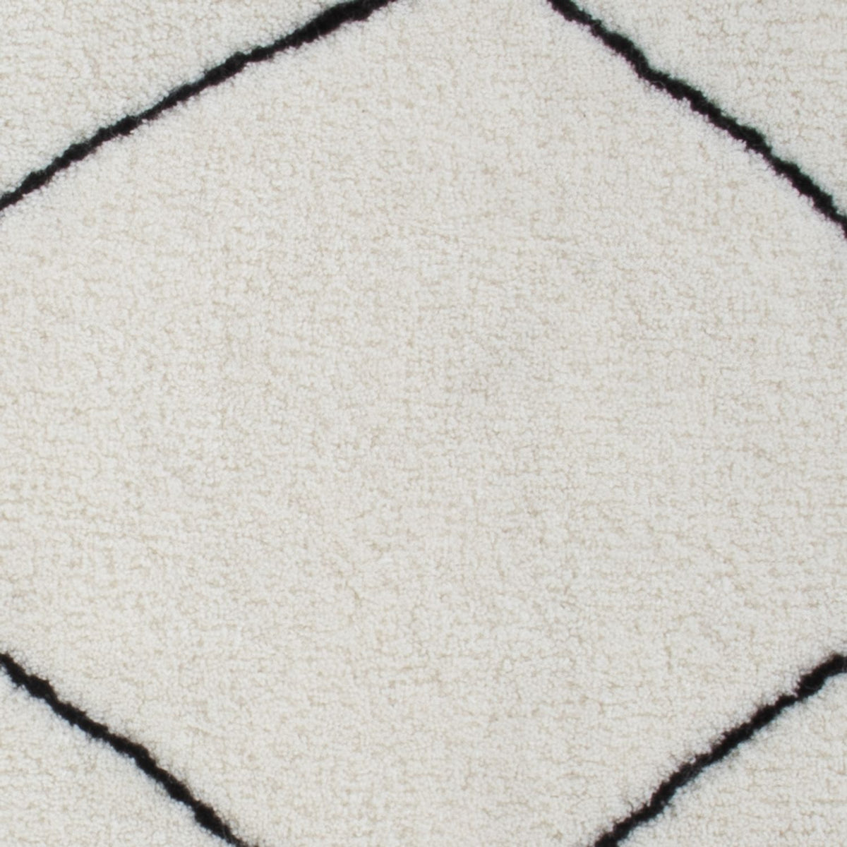 Uldtæppe firkantet  - 62 x 62 cm - lysegrå