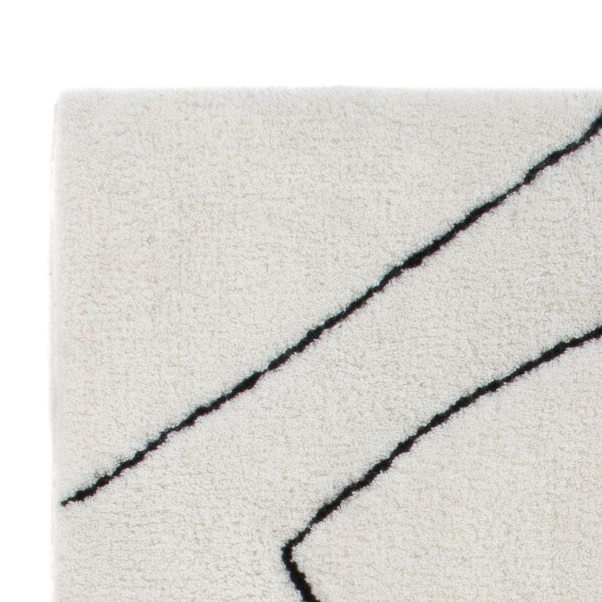 Uldtæppe firkantet  - 62 x 62 cm - lysegrå