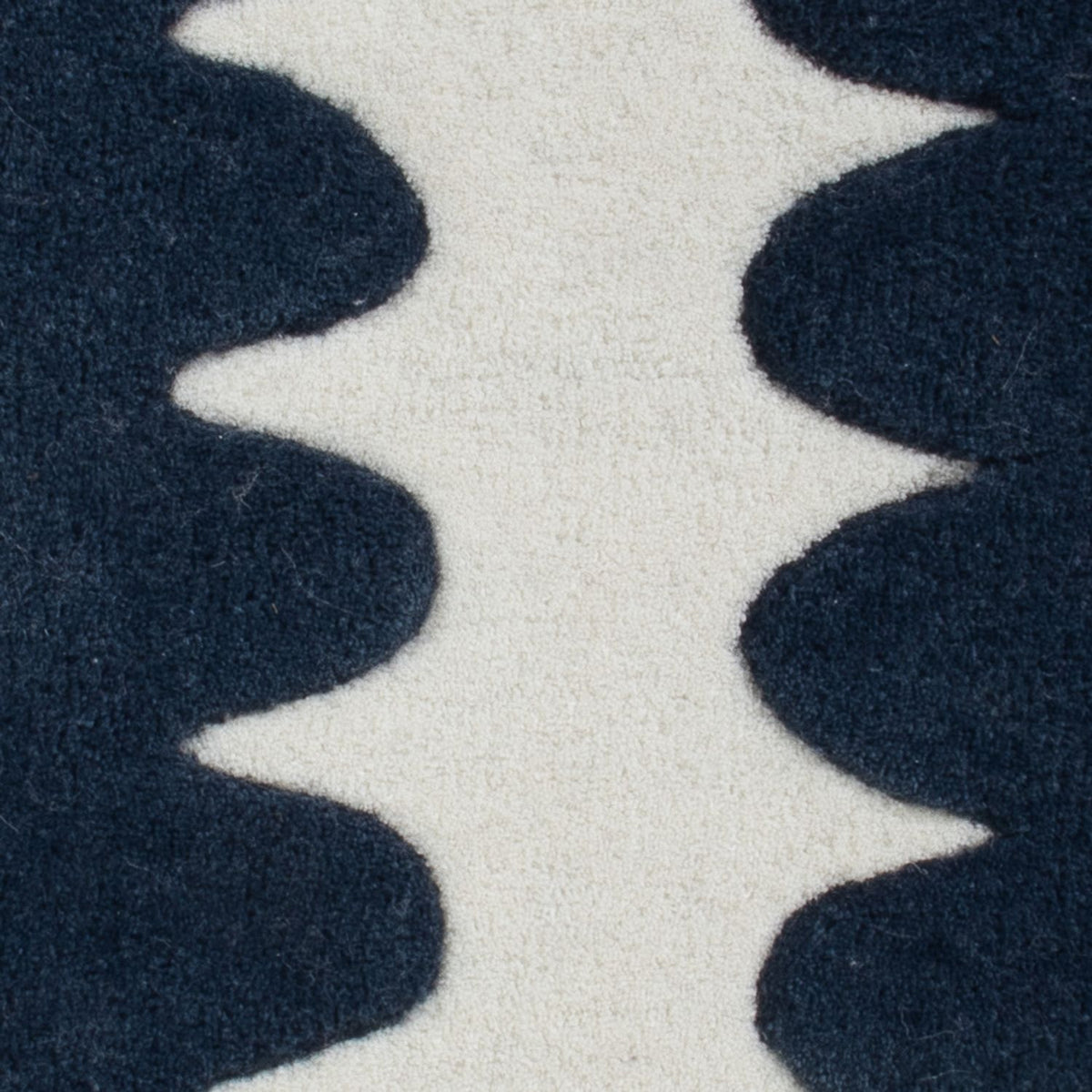 Uldtæppe firkantet  - 60 x 60 cm - flerfarvet