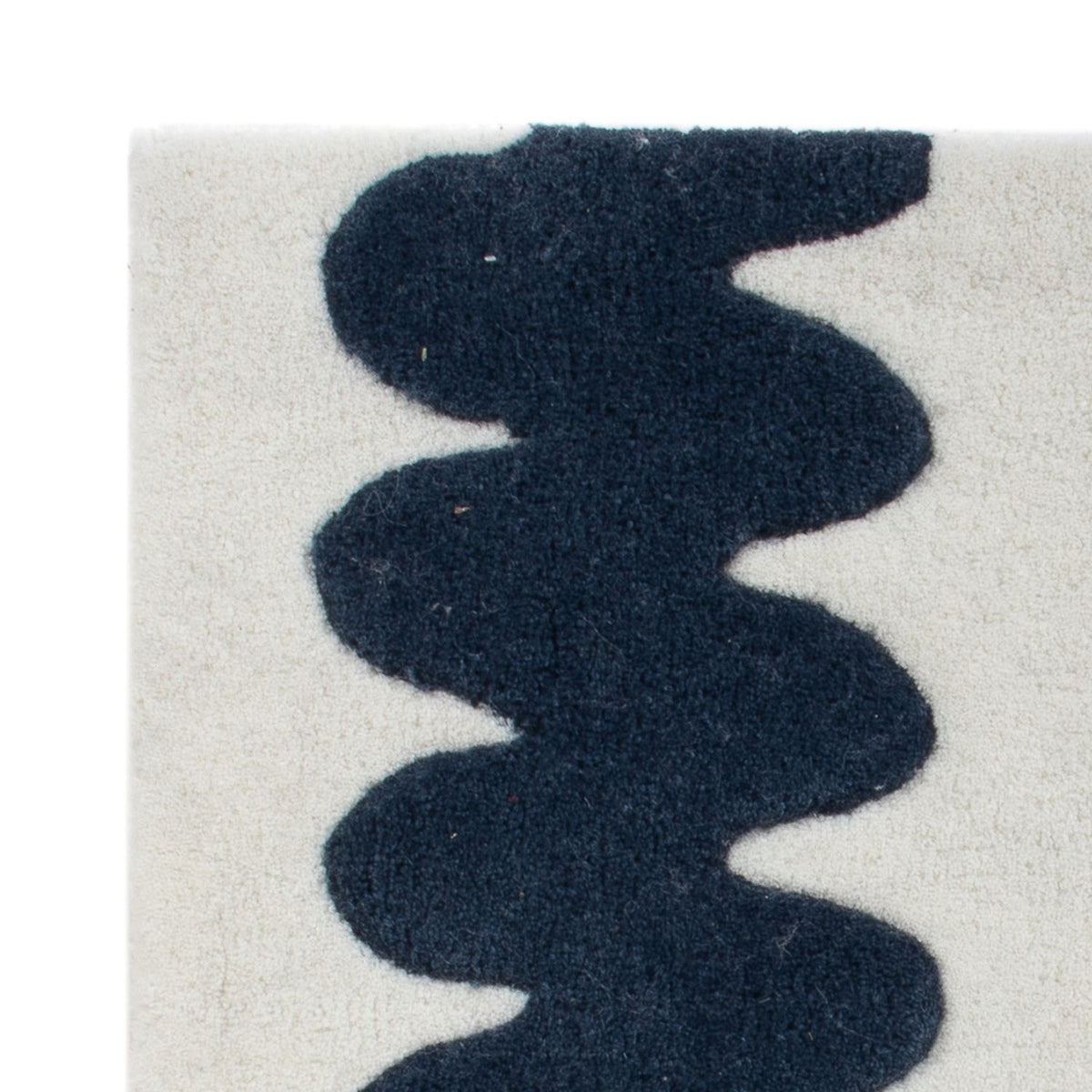 Uldtæppe firkantet  - 60 x 60 cm - flerfarvet