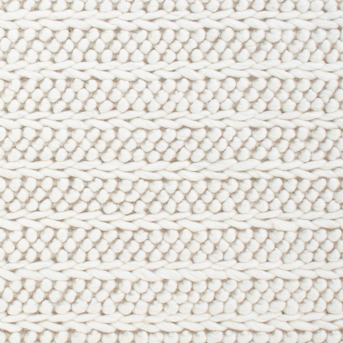 Uldtæppe - 95 x 63 cm - lysegrå