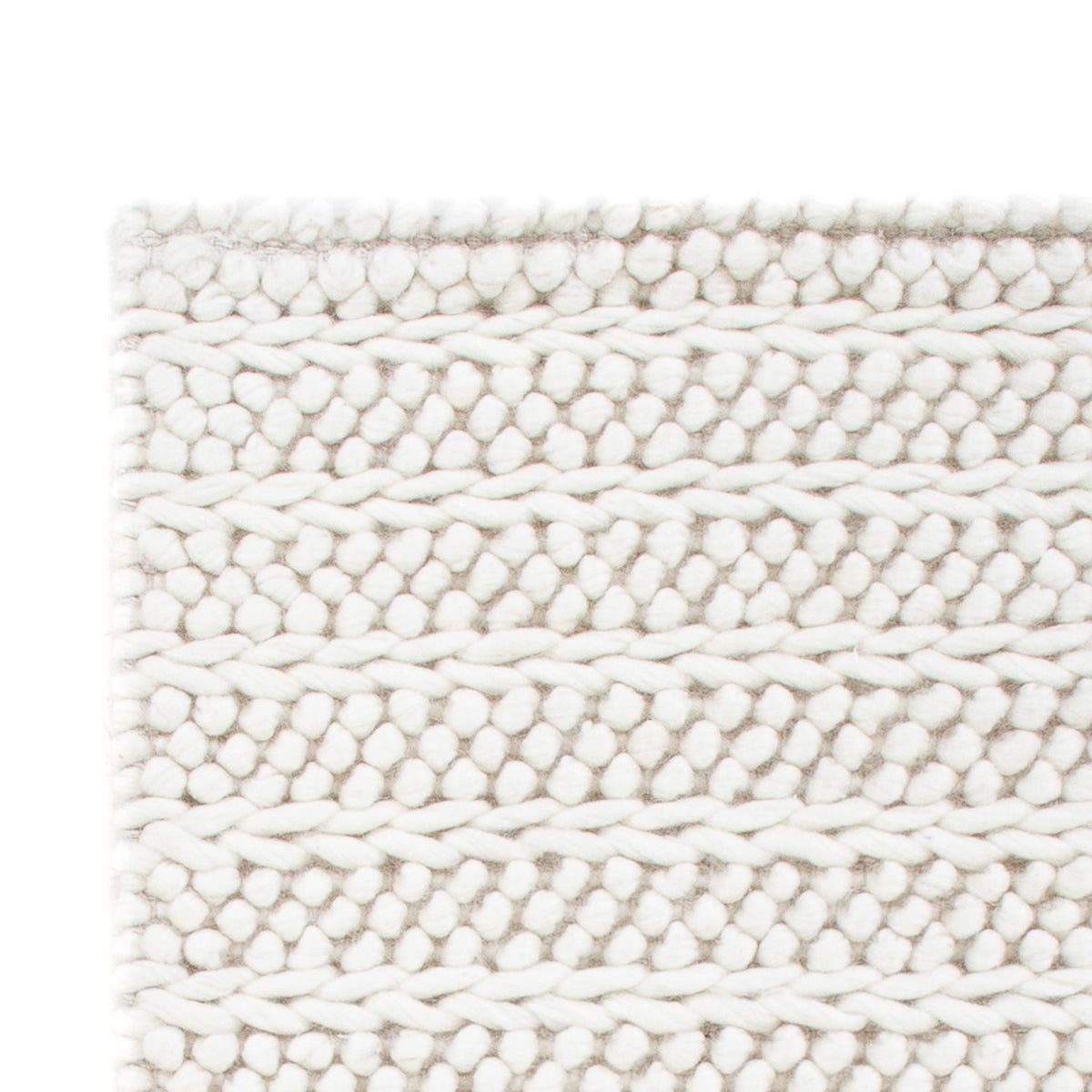 Uldtæppe - 95 x 63 cm - lysegrå