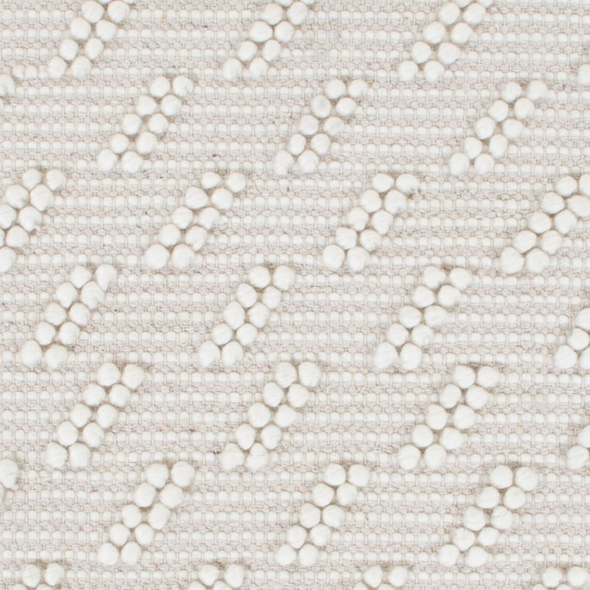 Uldtæppe - 95 x 63 cm - lysegrå