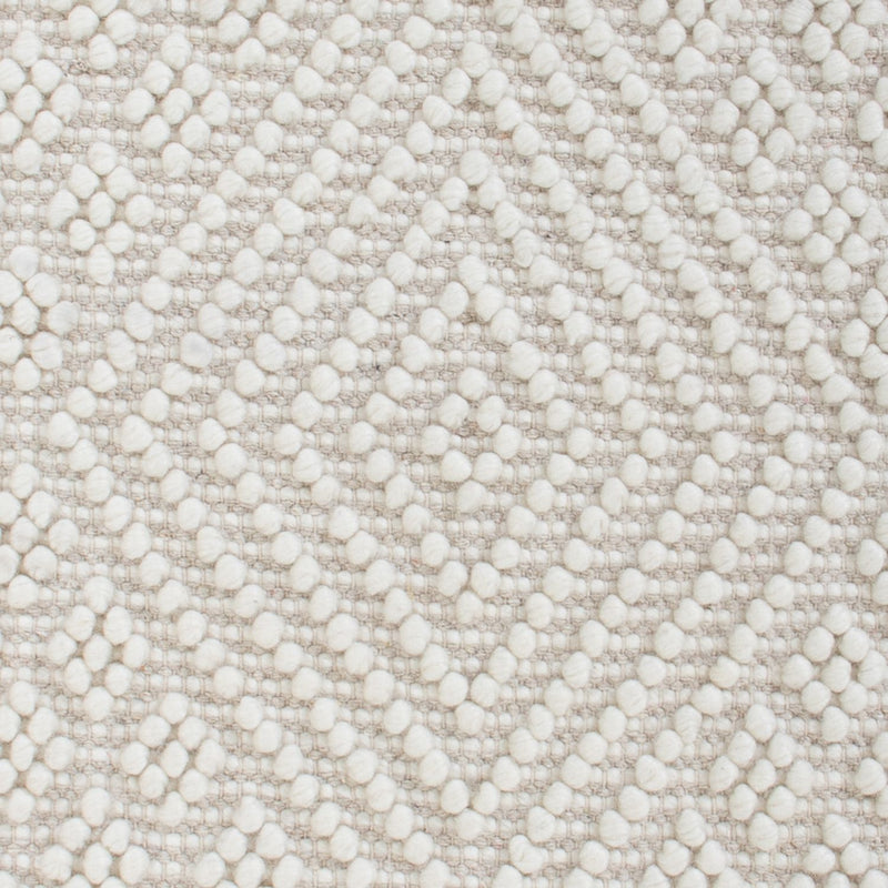 Uldtæppe - 96 x 62 cm - lysegrå