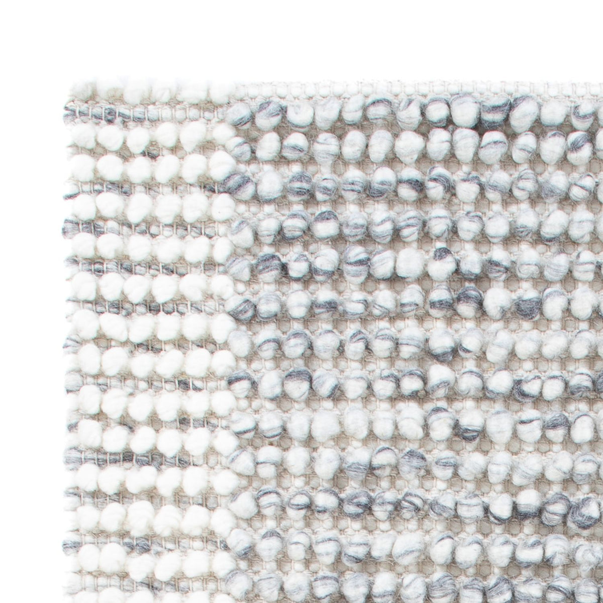 Uldtæppe - 94 x 60 cm - grå