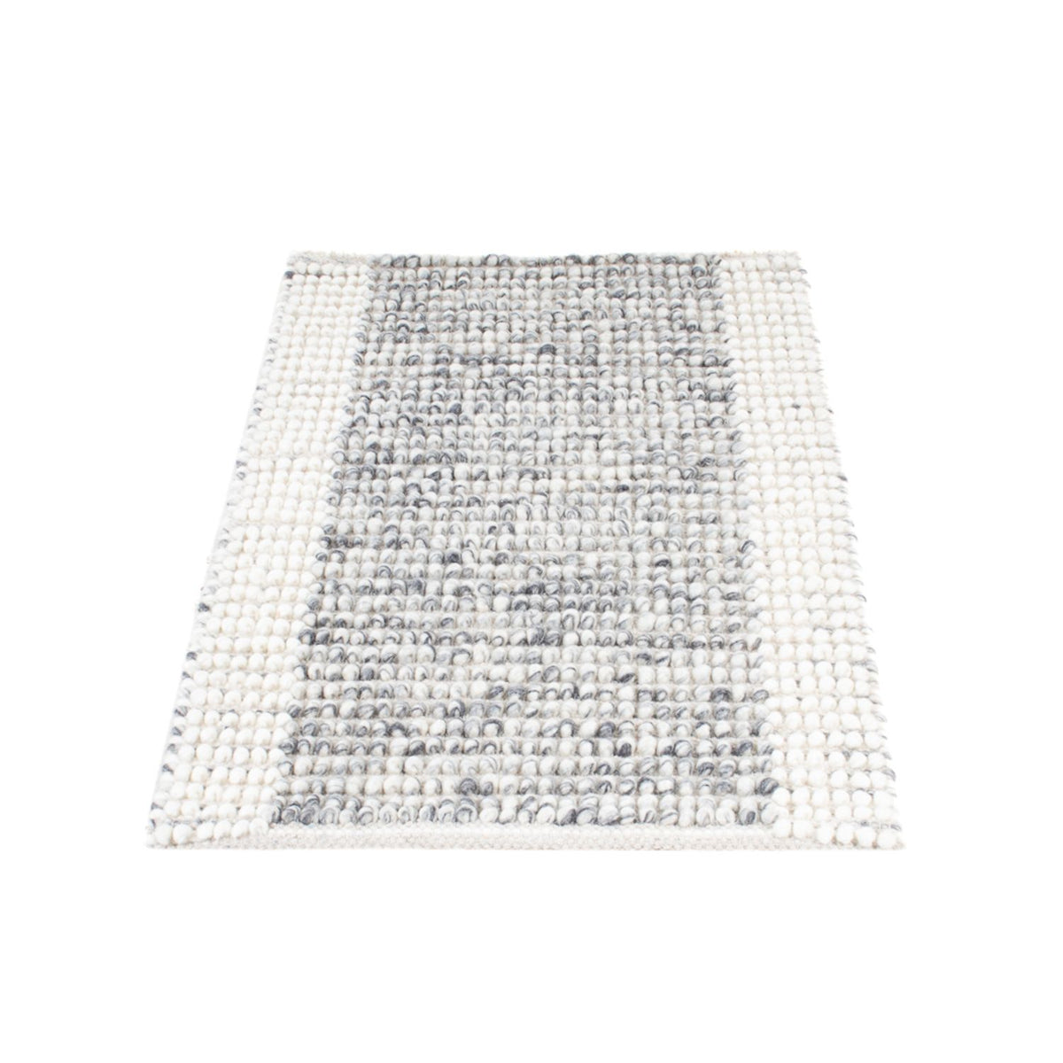 Uldtæppe - 94 x 60 cm - grå