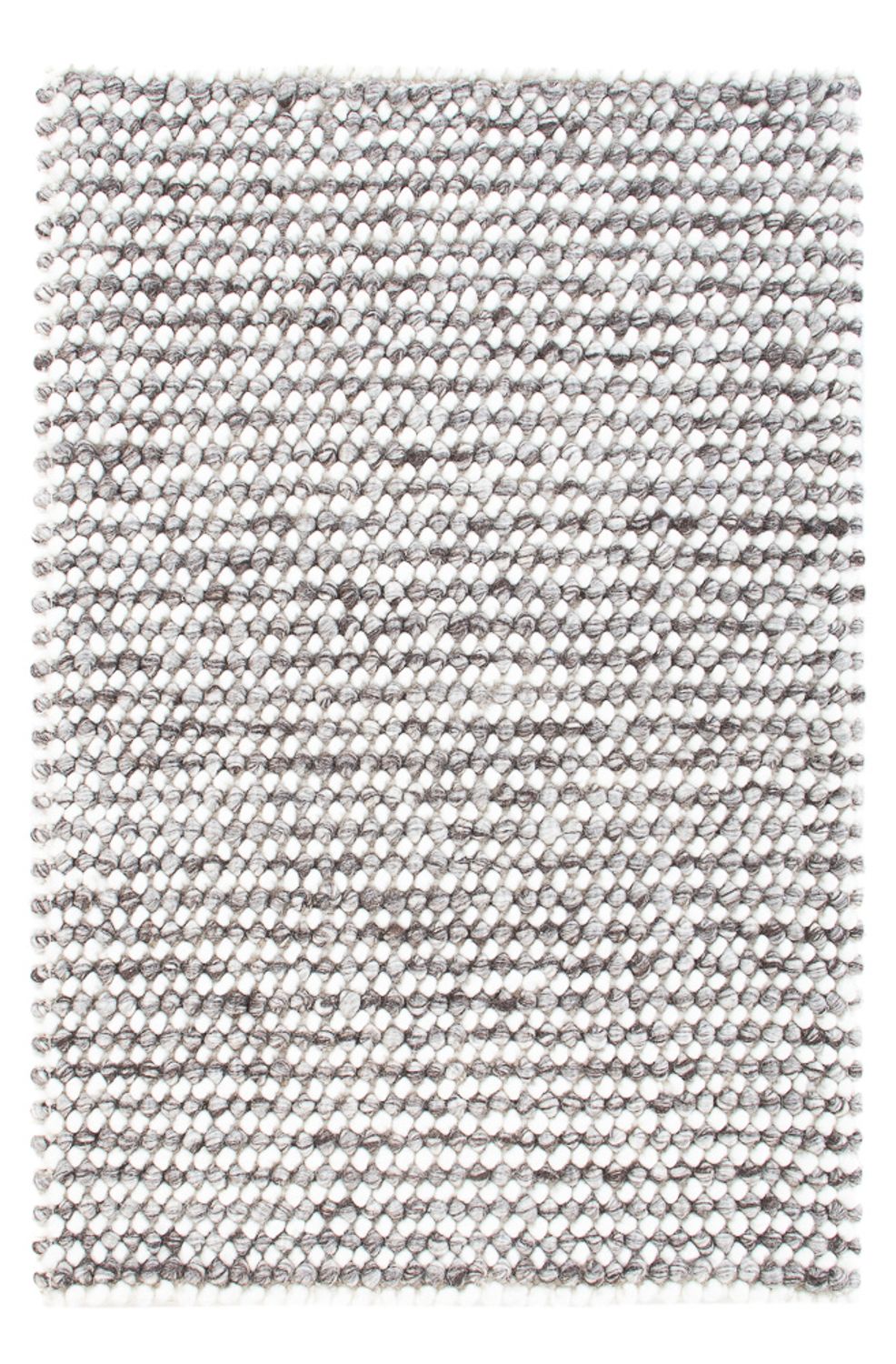 Uldtæppe - 94 x 60 cm - grå