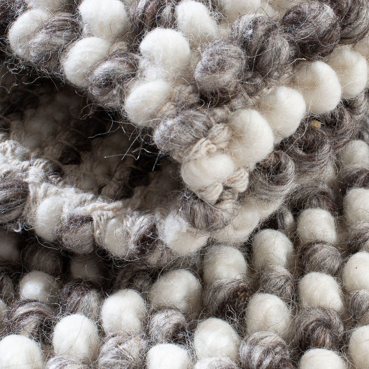 Uldtæppe - 94 x 60 cm - grå