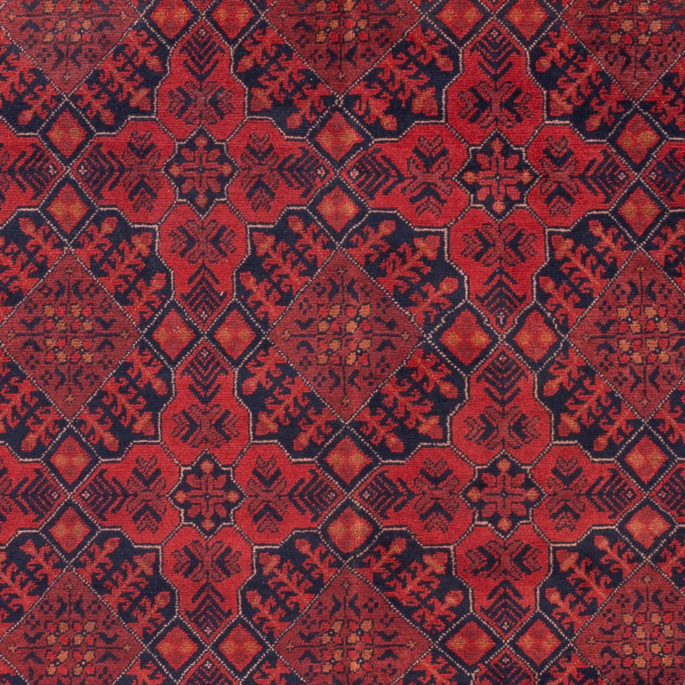 Afghansk tæppe - 288 x 193 cm - rød