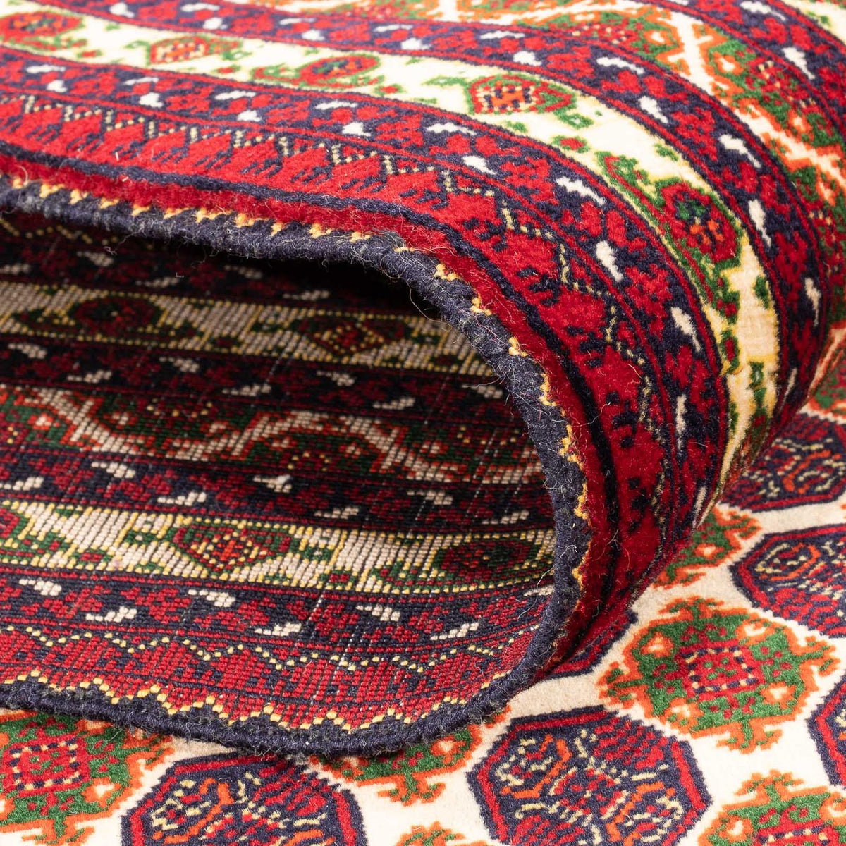 Løber Afghansk tæppe - 287 x 90 cm - beige