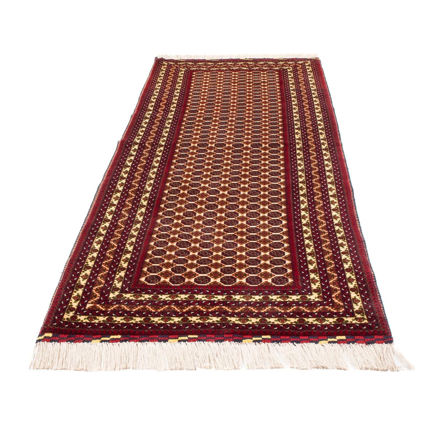 Løber Afghansk tæppe - 287 x 90 cm - beige