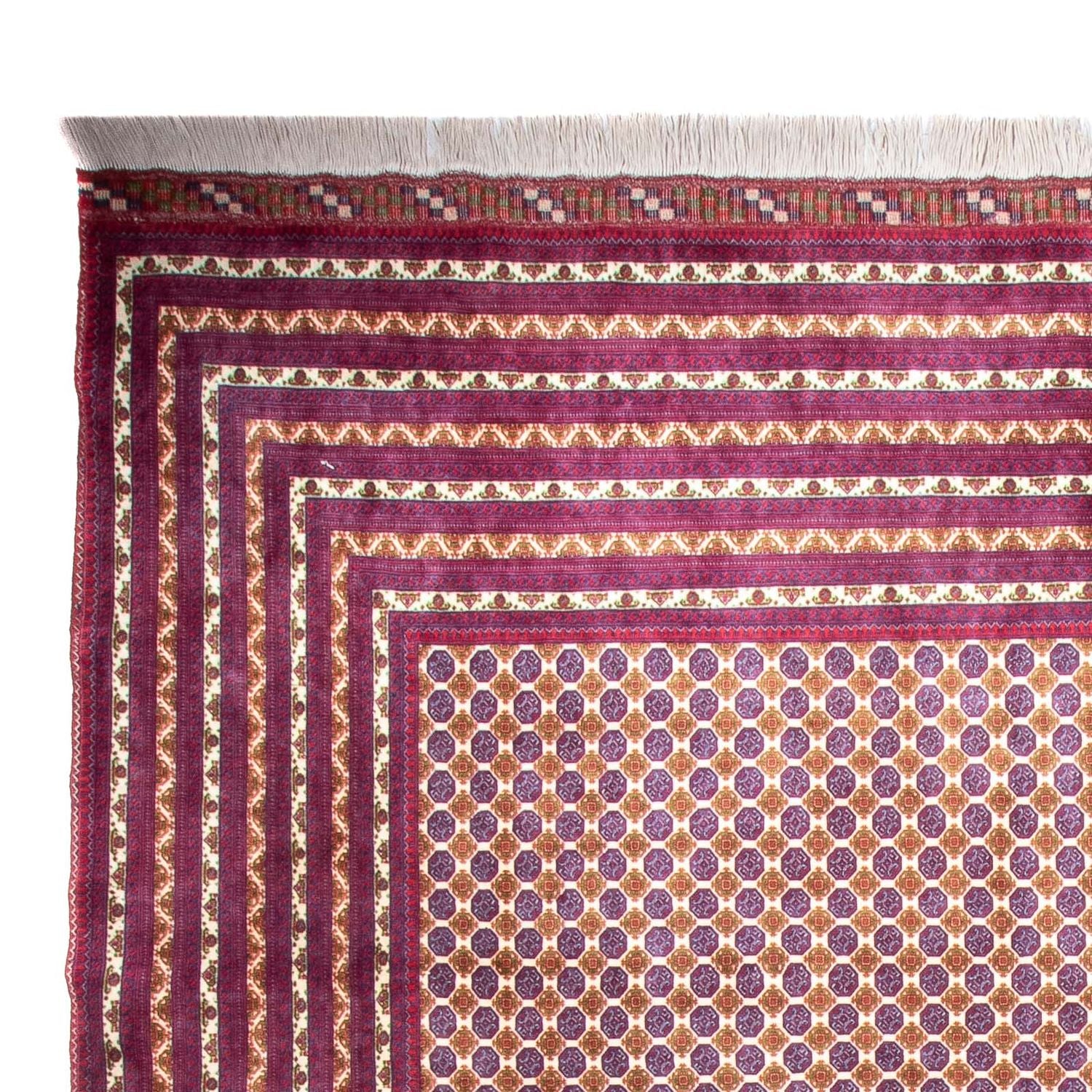 Afghansk tæppe - 386 x 300 cm - beige
