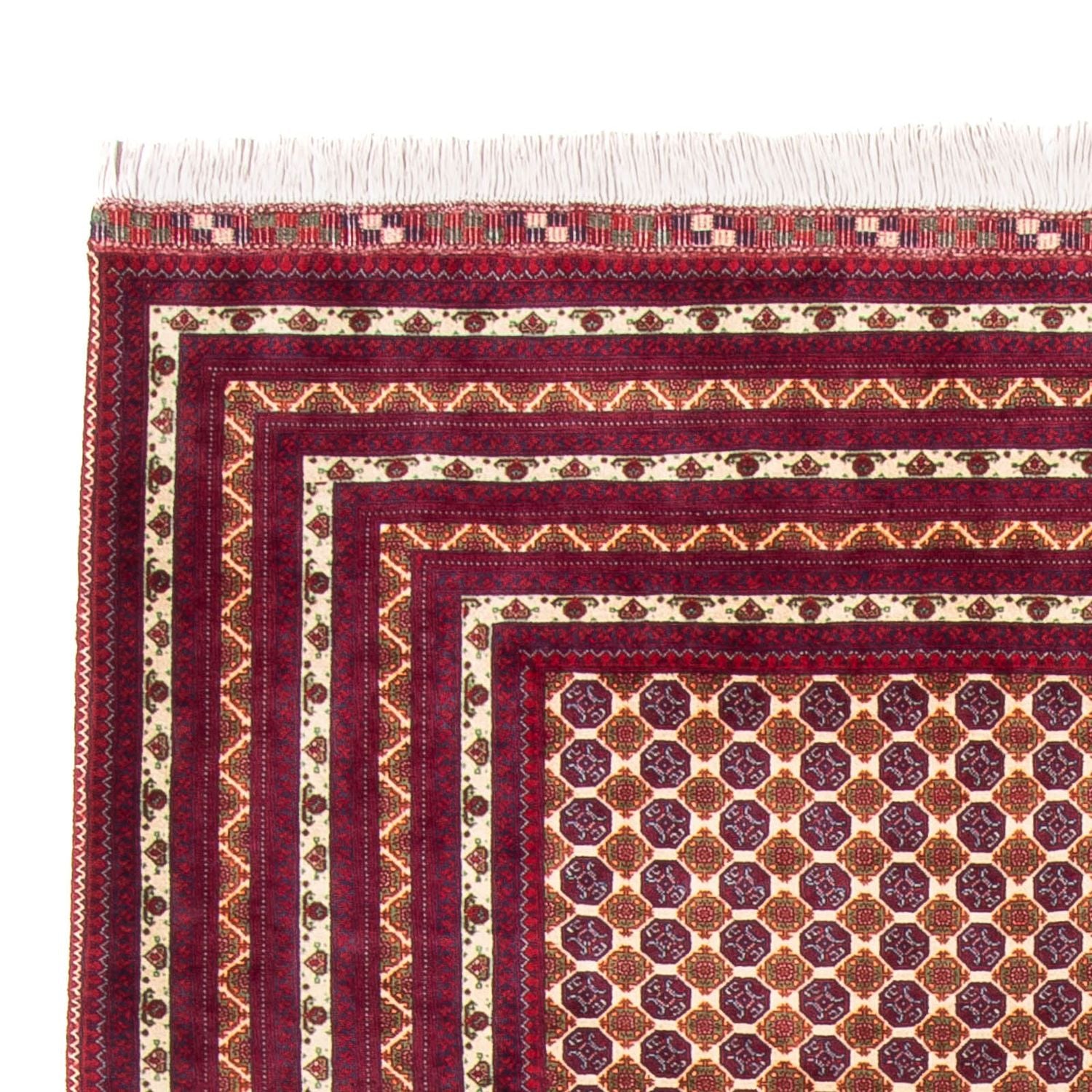 Afghansk tæppe - 297 x 198 cm - beige