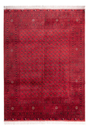 Afghansk tæppe - 343 x 248 cm - rød