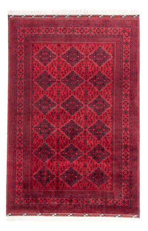 Afghansk tæppe - 285 x 198 cm - rød