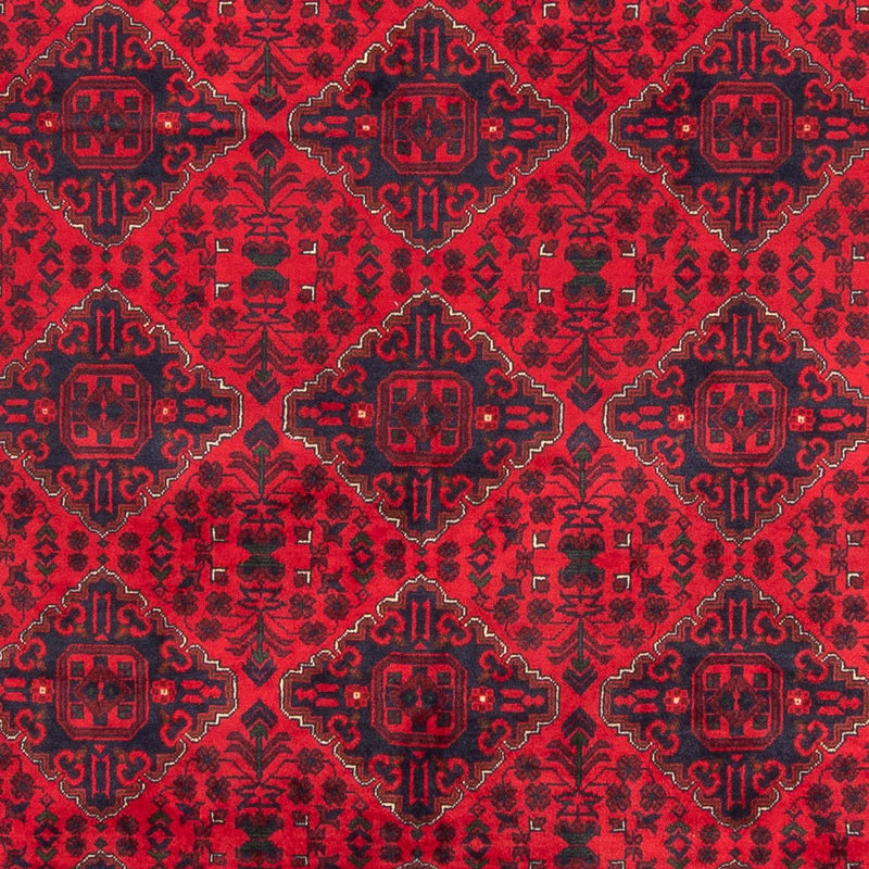 Afghansk tæppe - 285 x 198 cm - rød