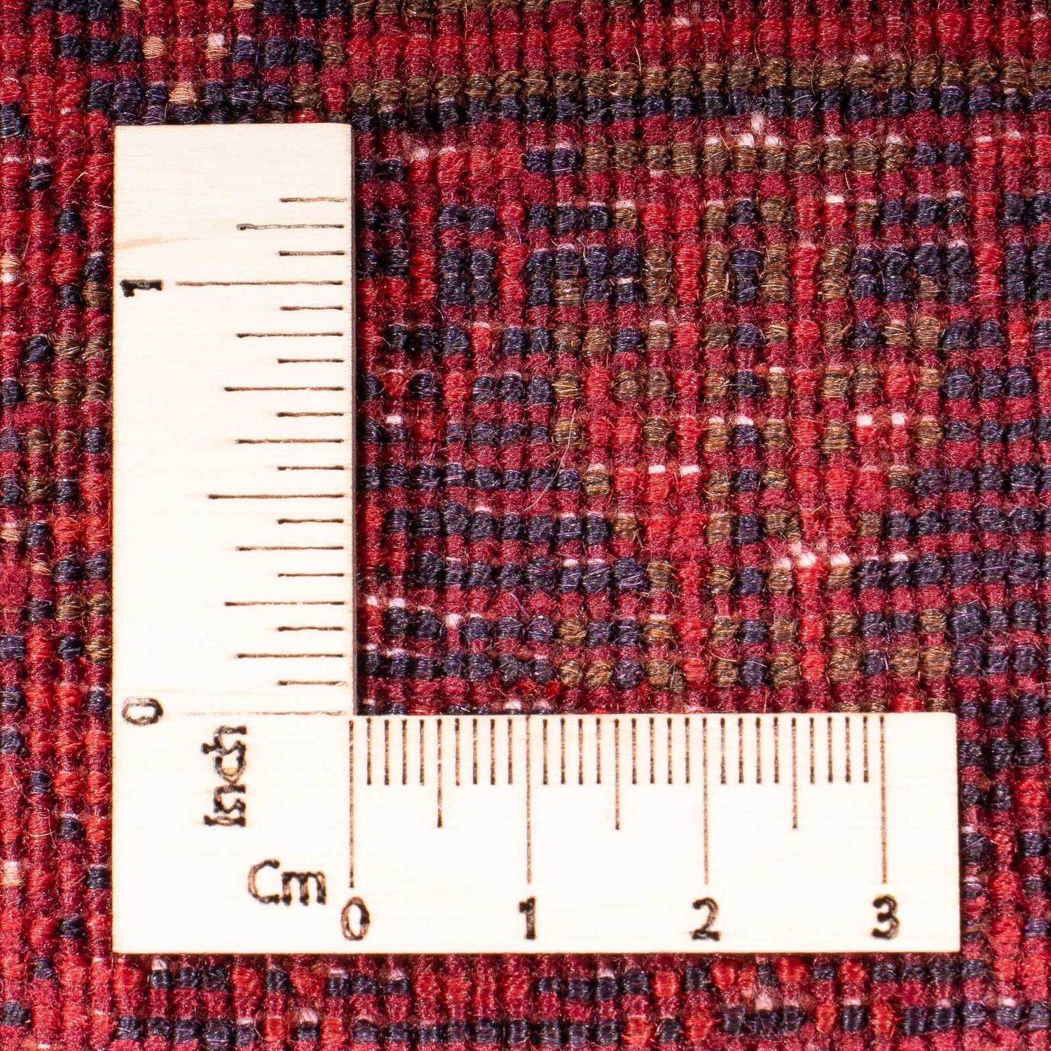 Afghansk tæppe - 289 x 200 cm - rød