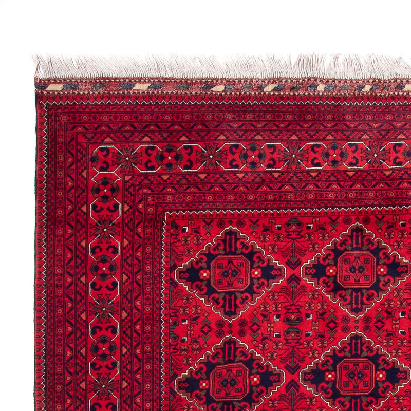 Afghansk tæppe - 345 x 244 cm - rød