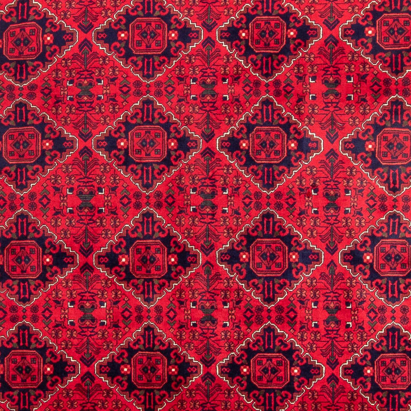 Afghansk tæppe - 349 x 246 cm - rød