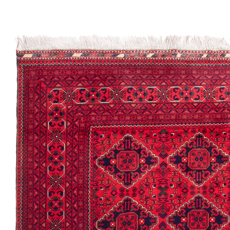Afghansk tæppe - 349 x 246 cm - rød
