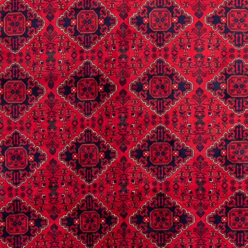 Afghansk tæppe - 346 x 246 cm - rød