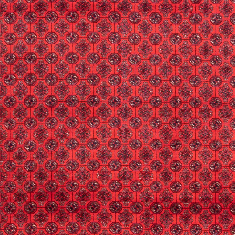 Afghansk tæppe - 387 x 298 cm - rød