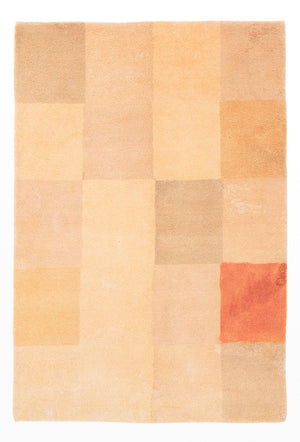 Gabbeh-tæppe - Indus - 190 x 130 cm - lys beige