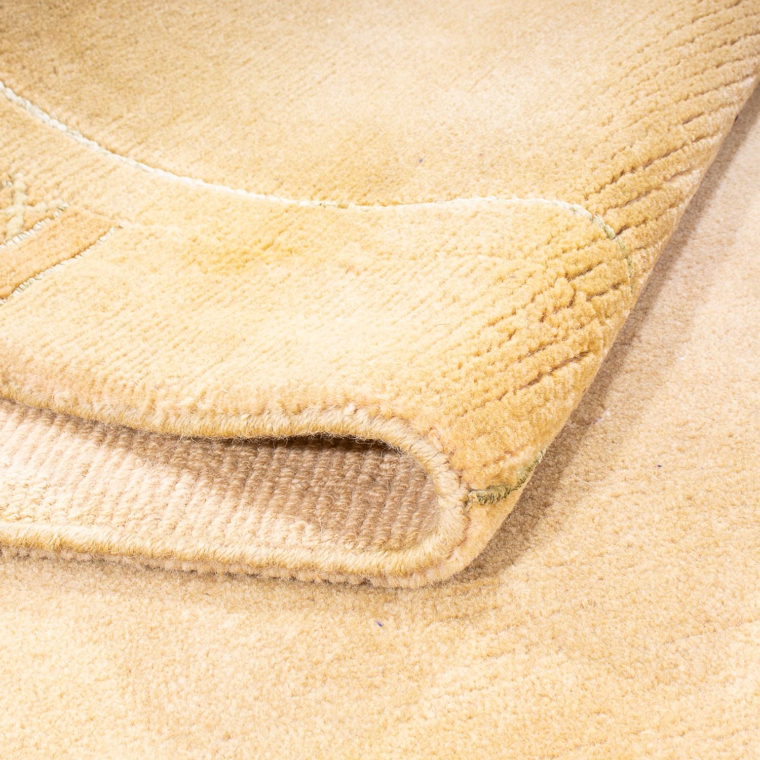 Nepal Tæppe - 242 x 166 cm - lys beige