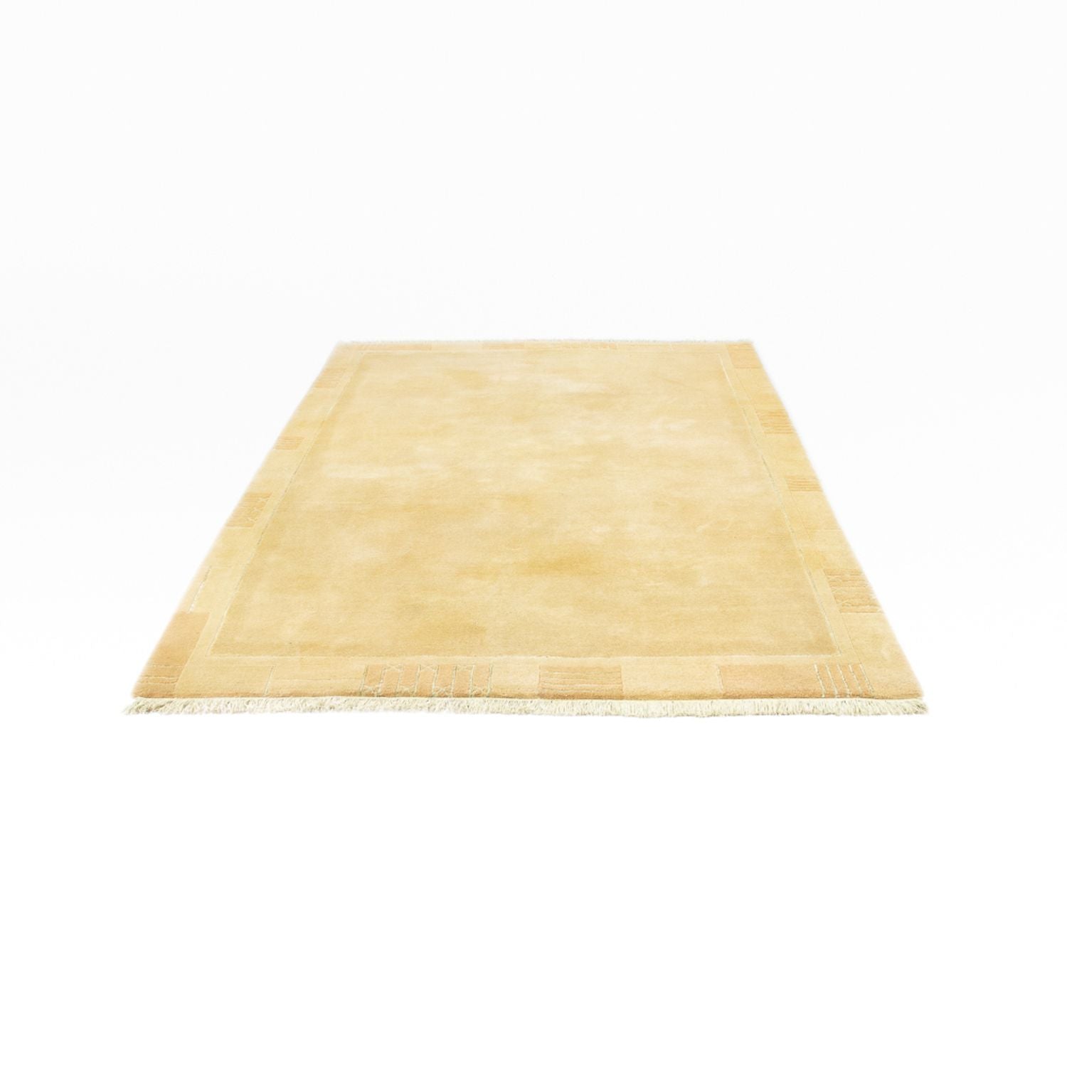 Nepal Tæppe - 242 x 166 cm - lys beige