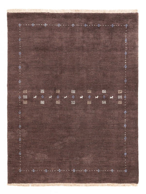 Gabbeh Tæppe - Loribaft Persisk - 230 x 160 cm - mørk beige