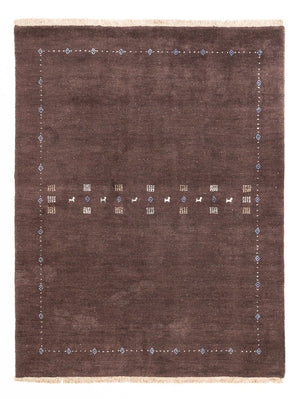 Gabbeh Tæppe - Loribaft Persisk - 230 x 160 cm - mørk beige