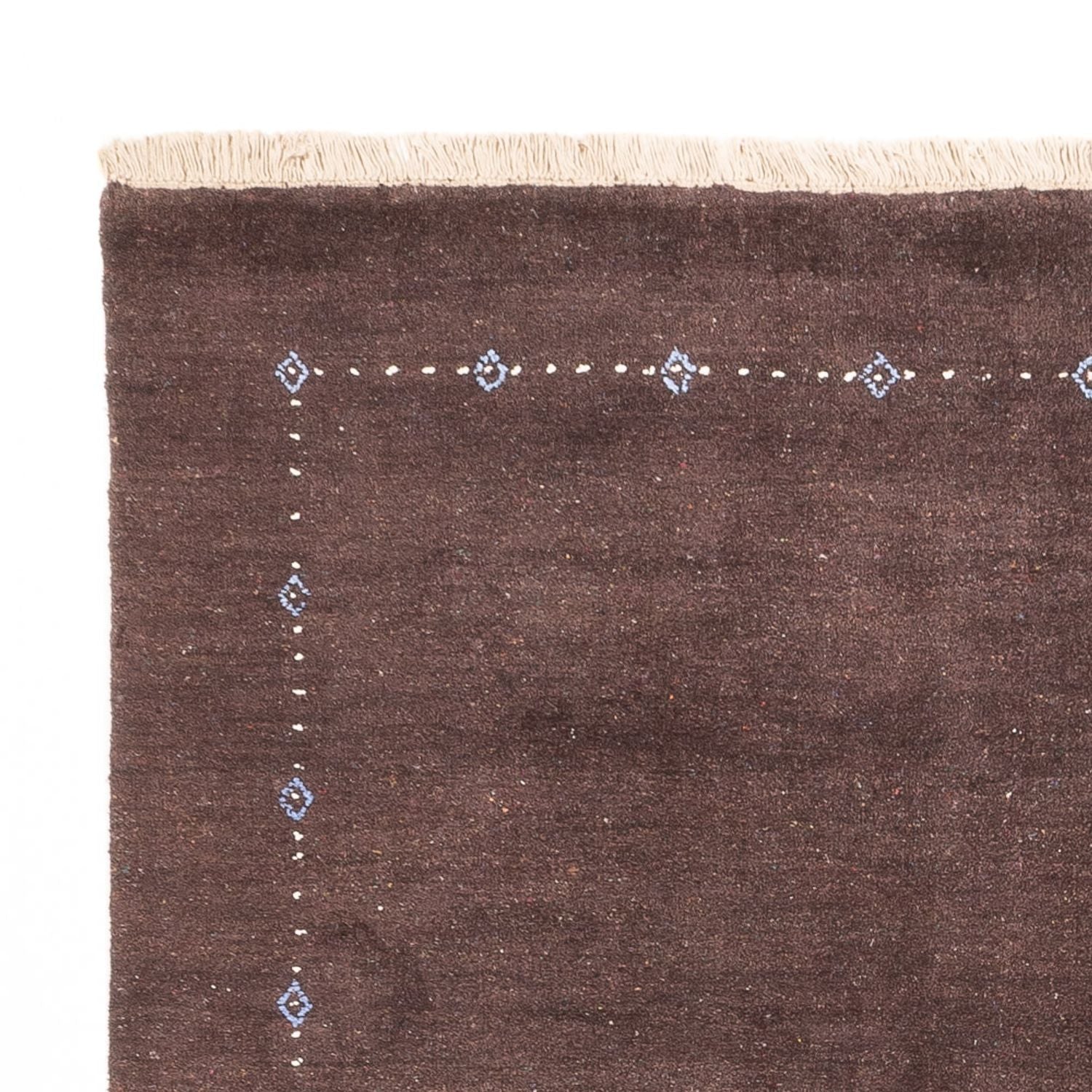 Gabbeh Tæppe - Loribaft Persisk - 230 x 160 cm - mørk beige