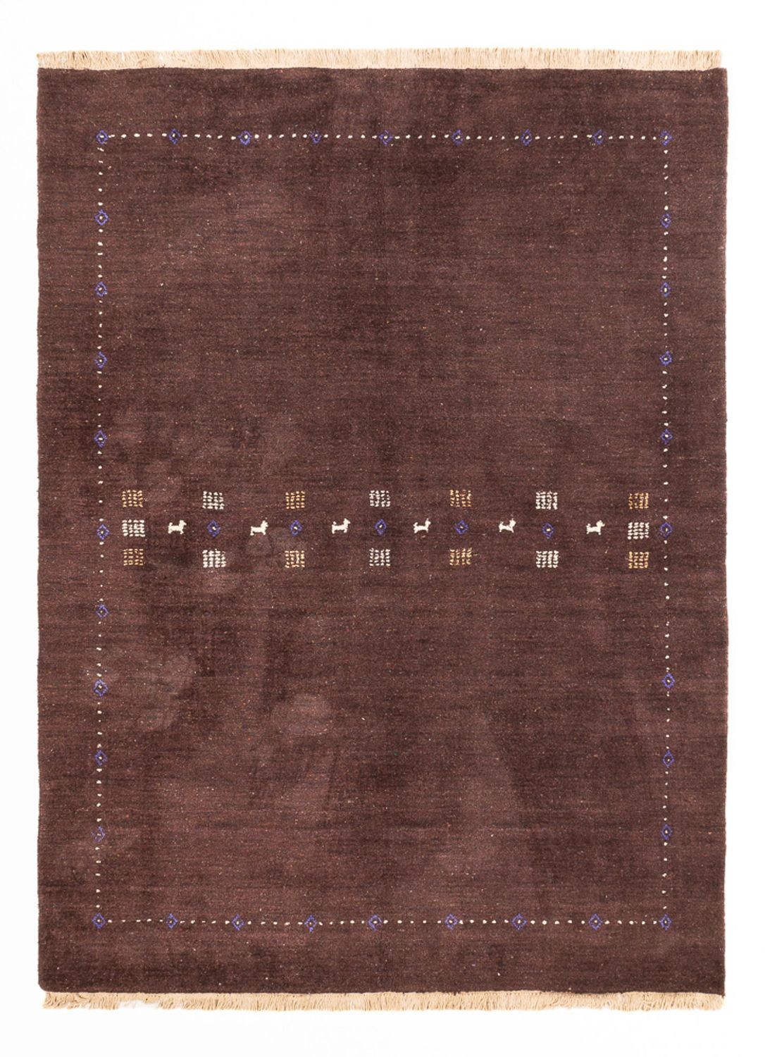 Gabbeh Tæppe - Loribaft Persisk - 300 x 200 cm - choco