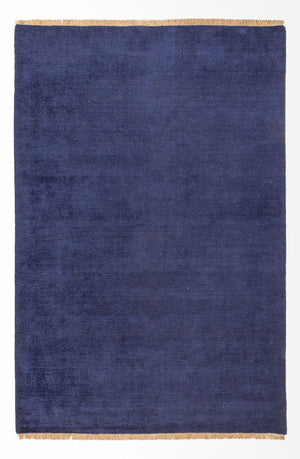 Gabbeh Tæppe - Loribaft Persisk - 300 x 200 cm - mørkeblå