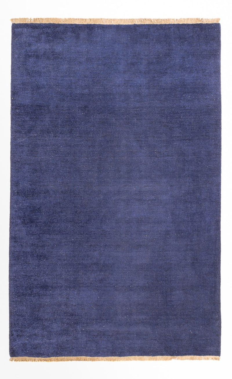 Gabbeh Tæppe - Loribaft Persisk - 300 x 200 cm - mørkeblå