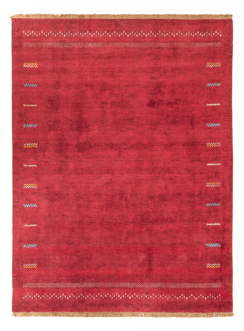 Gabbeh Tæppe - Loribaft Persisk - 300 x 240 cm - rød
