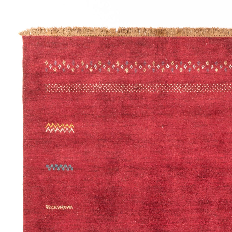 Gabbeh Tæppe - Loribaft Persisk - 300 x 240 cm - rød