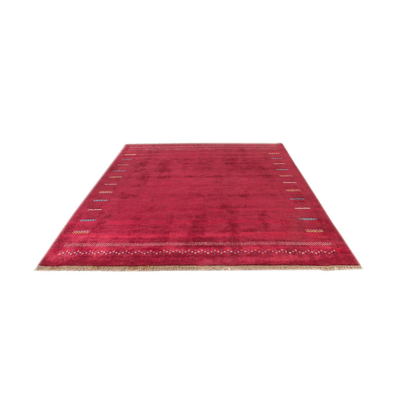 Gabbeh Tæppe - Loribaft Persisk - 300 x 240 cm - rød
