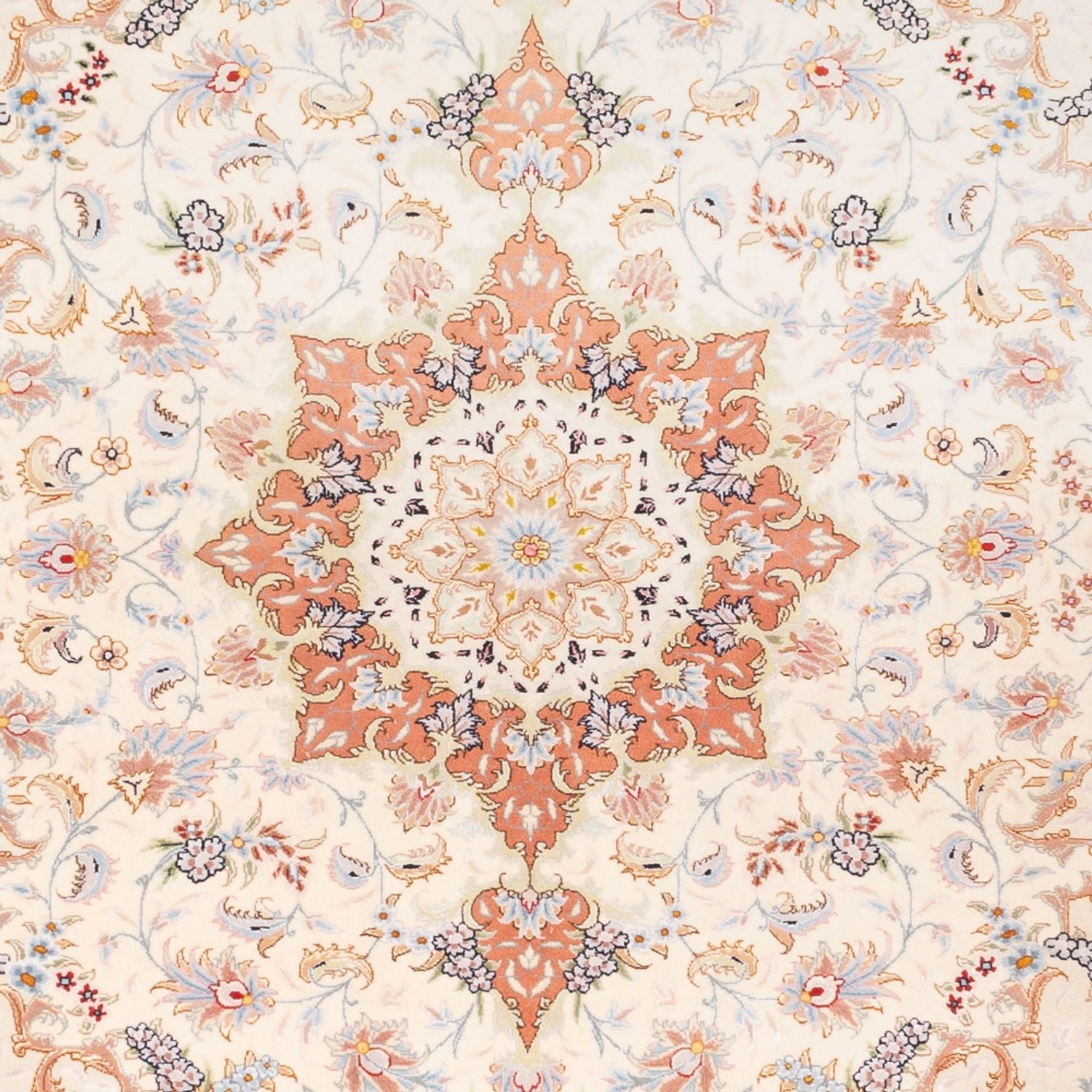 Persisk tæppe - Tabriz - Royal - 210 x 150 cm - beige