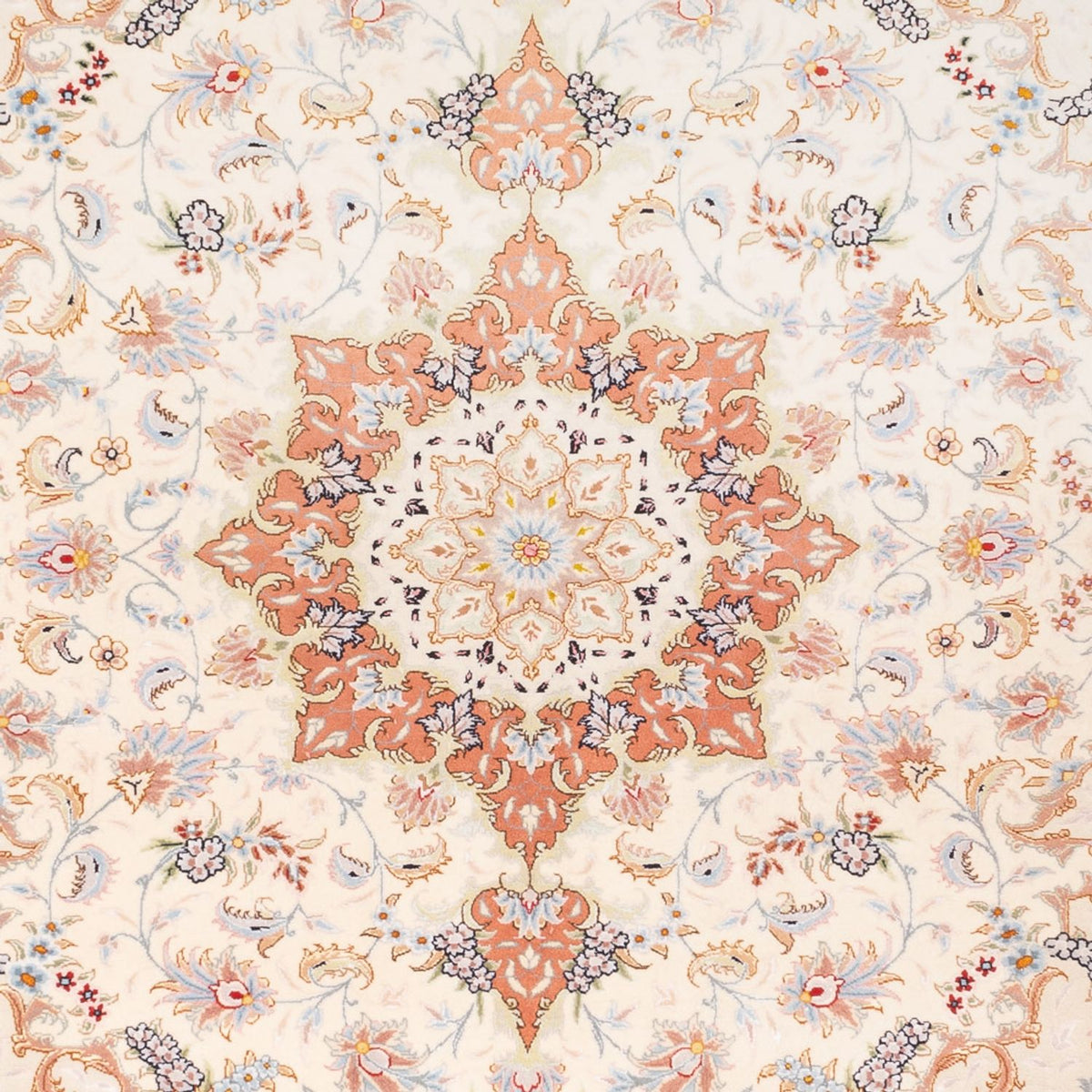 Persisk tæppe - Tabriz - Royal - 210 x 150 cm - beige
