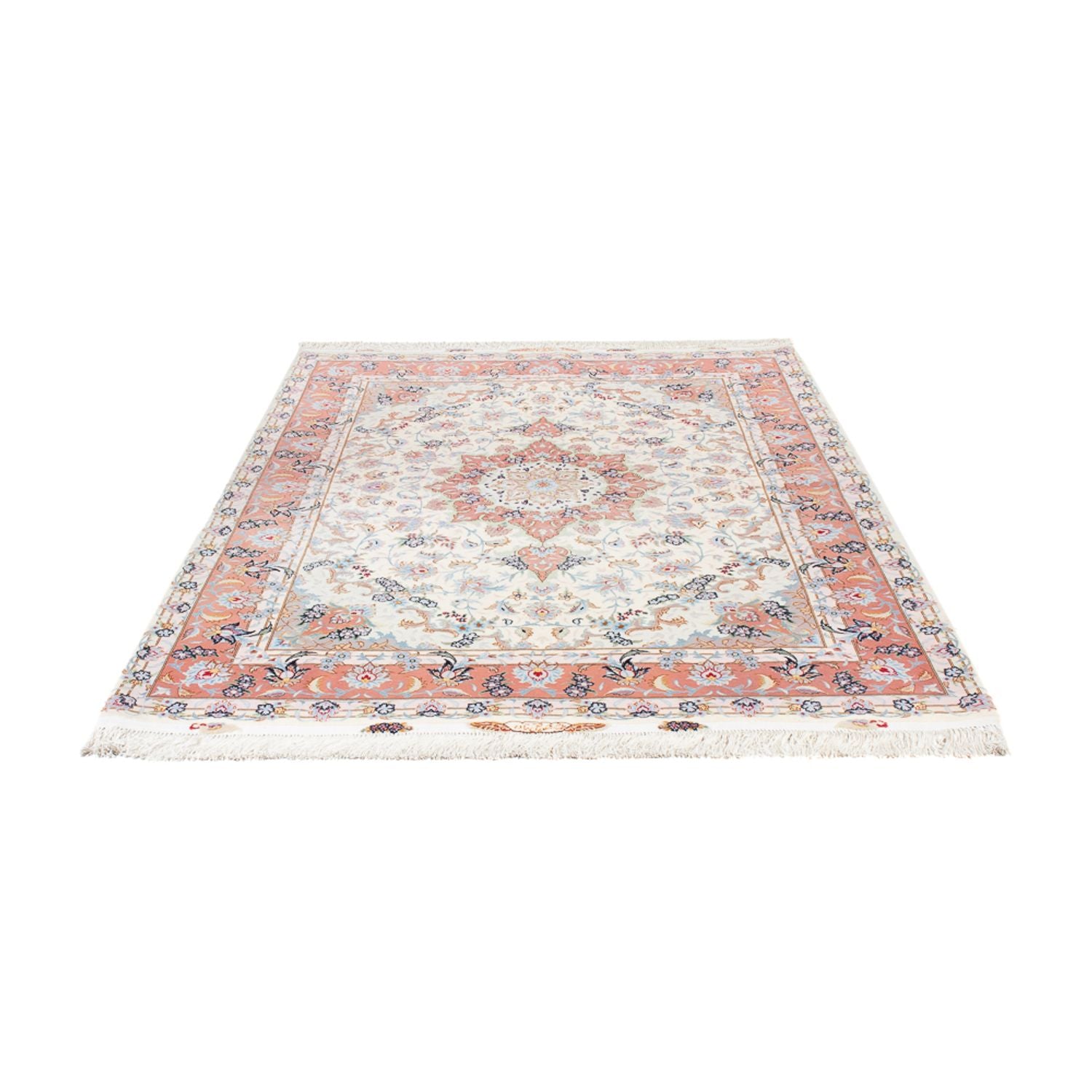 Persisk tæppe - Tabriz - Royal - 210 x 150 cm - beige