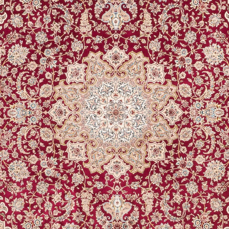 Silketæppe - Ghom Silk - Premium - 227 x 145 cm - rød