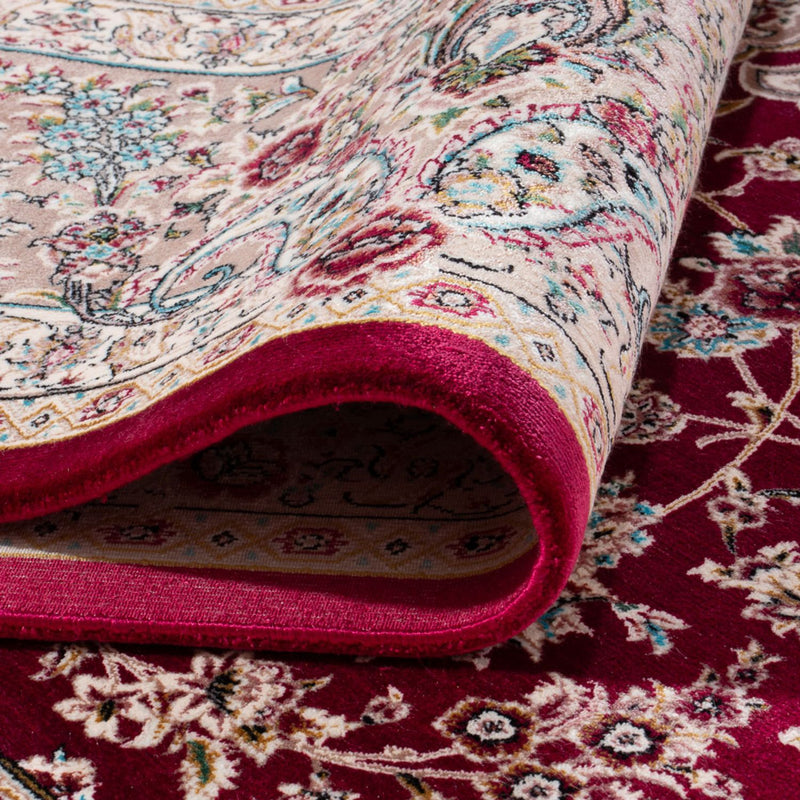 Silketæppe - Ghom Silk - Premium - 227 x 145 cm - rød