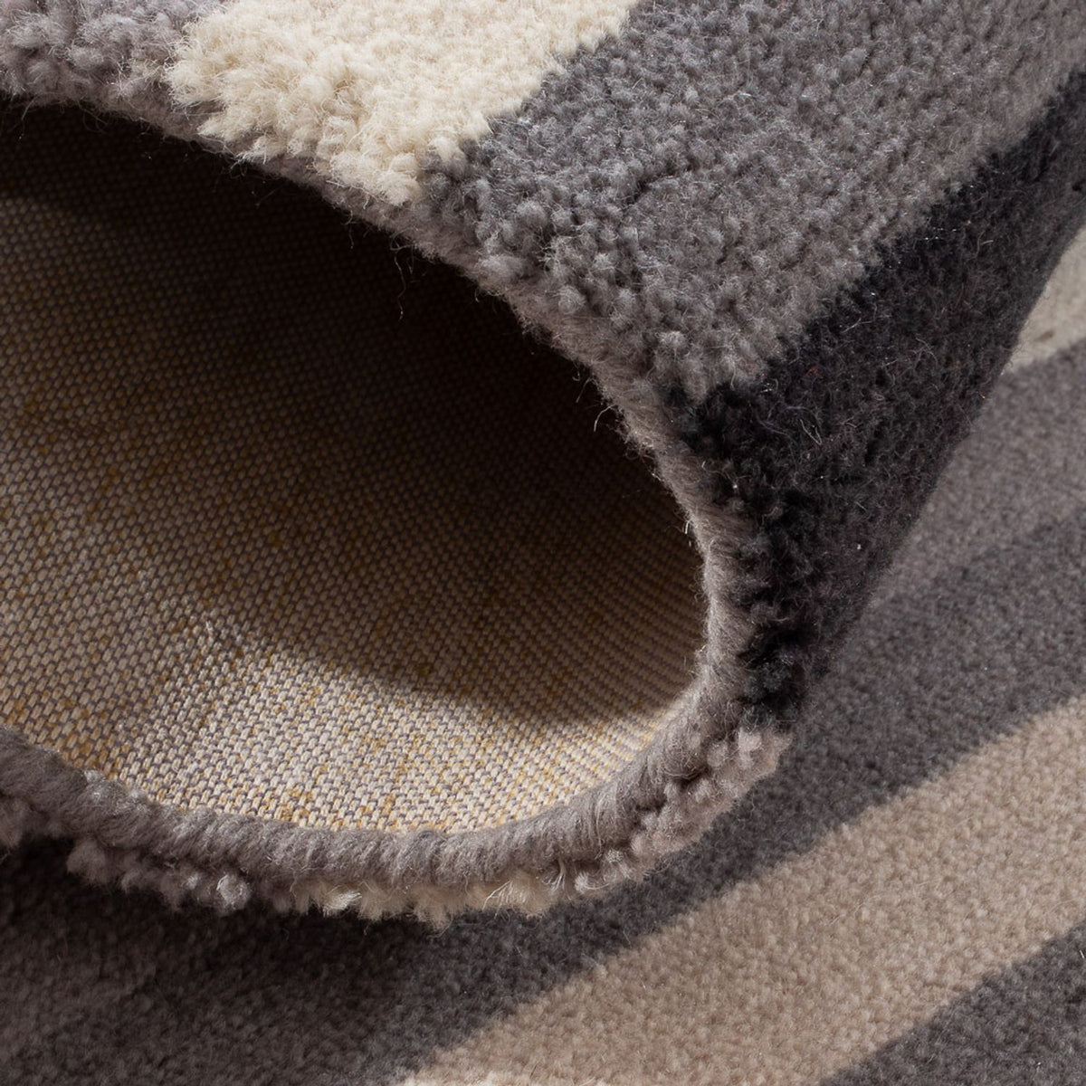 Uldtæppe firkantet  - 150 x 140 cm - flerfarvet