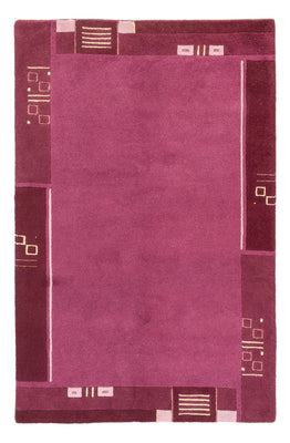 Nepal Tæppe - 180 x 120 cm - lilla